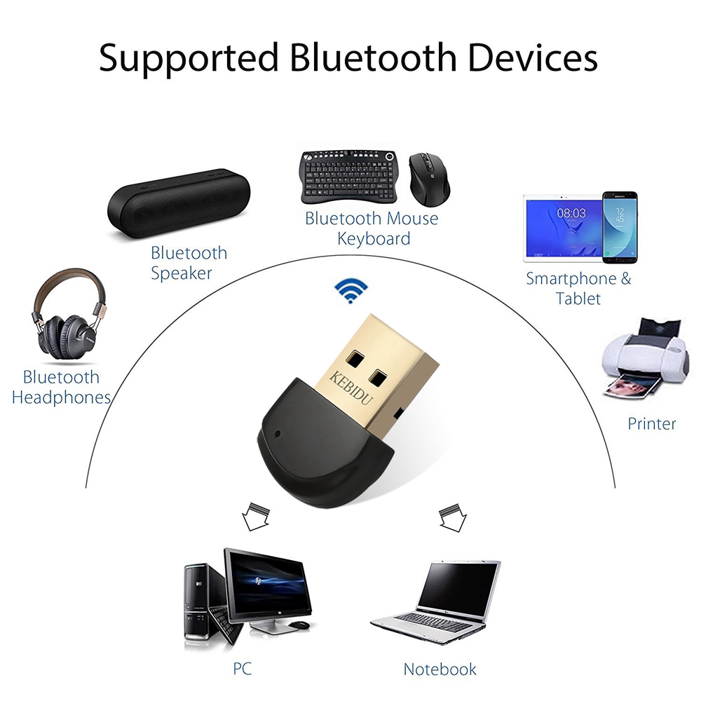 Đầu thu nhận tín hiệu Bluetooth 5.0 cho máy tính | WebRaoVat - webraovat.net.vn