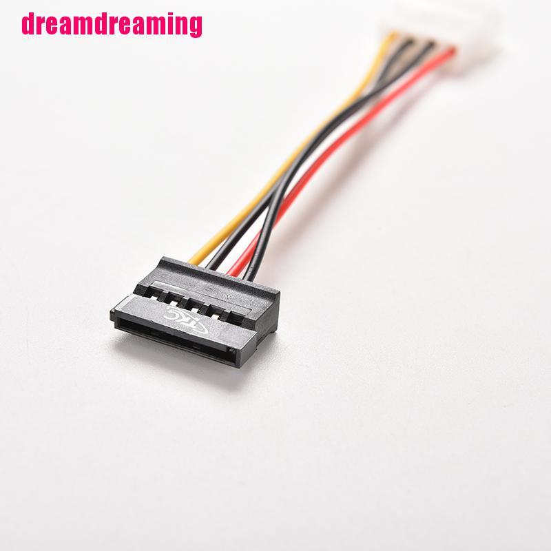 1 Dây Cáp Chuyển Đổi Nguồn 4 Pin Ide Molex Sang 15-pin Serial Ata Sata