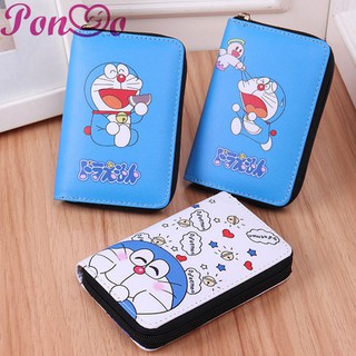 Ví Đựng Tiền Xu Khóa Kéo Hình Doraemon Dễ Thương Cho Nữ