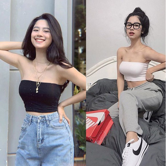 【Hàng sẵn sàng】 ÁO THUN  gợi cảm QUÂY NGỰC ỐNG KHÔNG DÂY TUBE CROPTOP nữ dáng ôm màu trơn DƯỚI 55KG Choobe aomivn