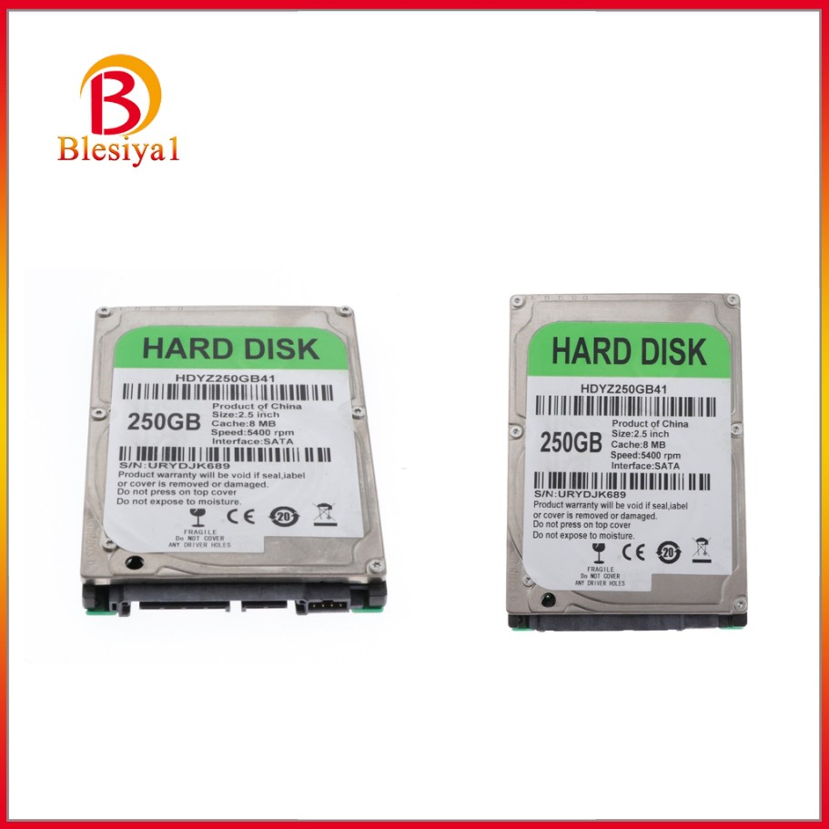 Set 2 Ổ Cứng Trong 250gb Sata Hdd 5400rpm 8m