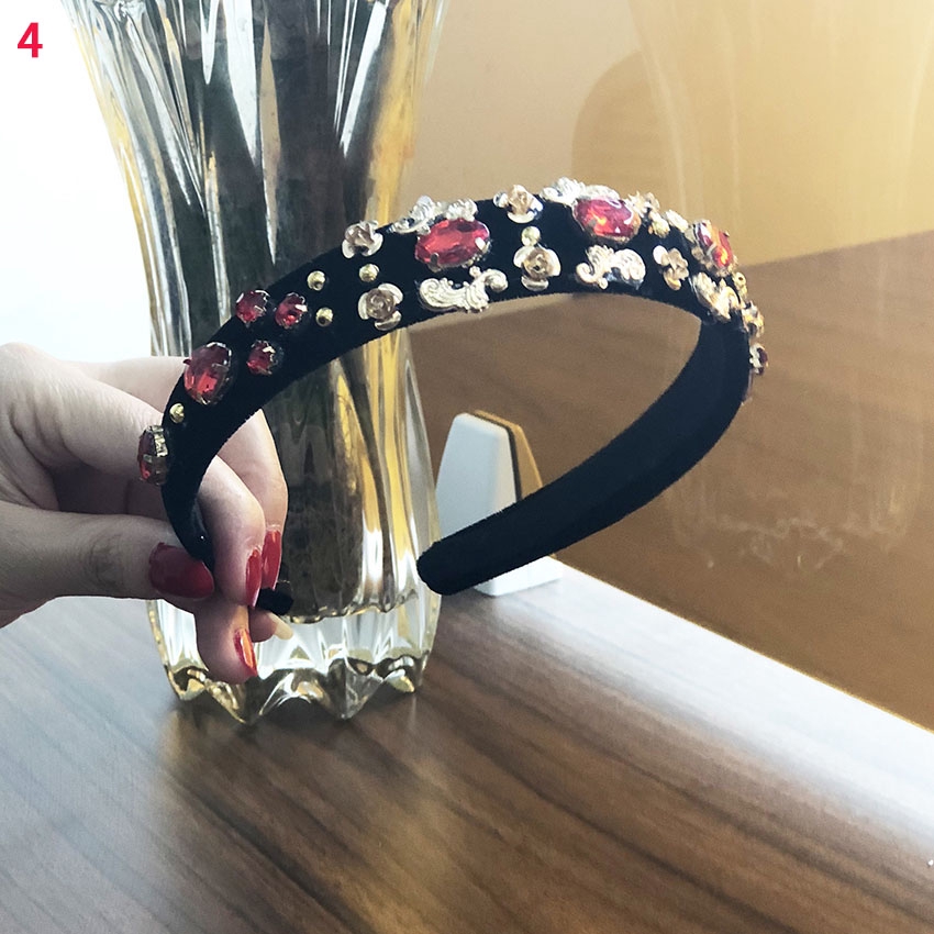 Levao New Pearl Hair Band rhinestone Wide Hair Hoop Girls Thời trang headband và mùa hè Nhiếp ảnh Phụ kiện tóc