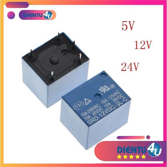 Relay SRD-XVDC-SL-C 5V 12V 24V 10A 5 Chân Songle