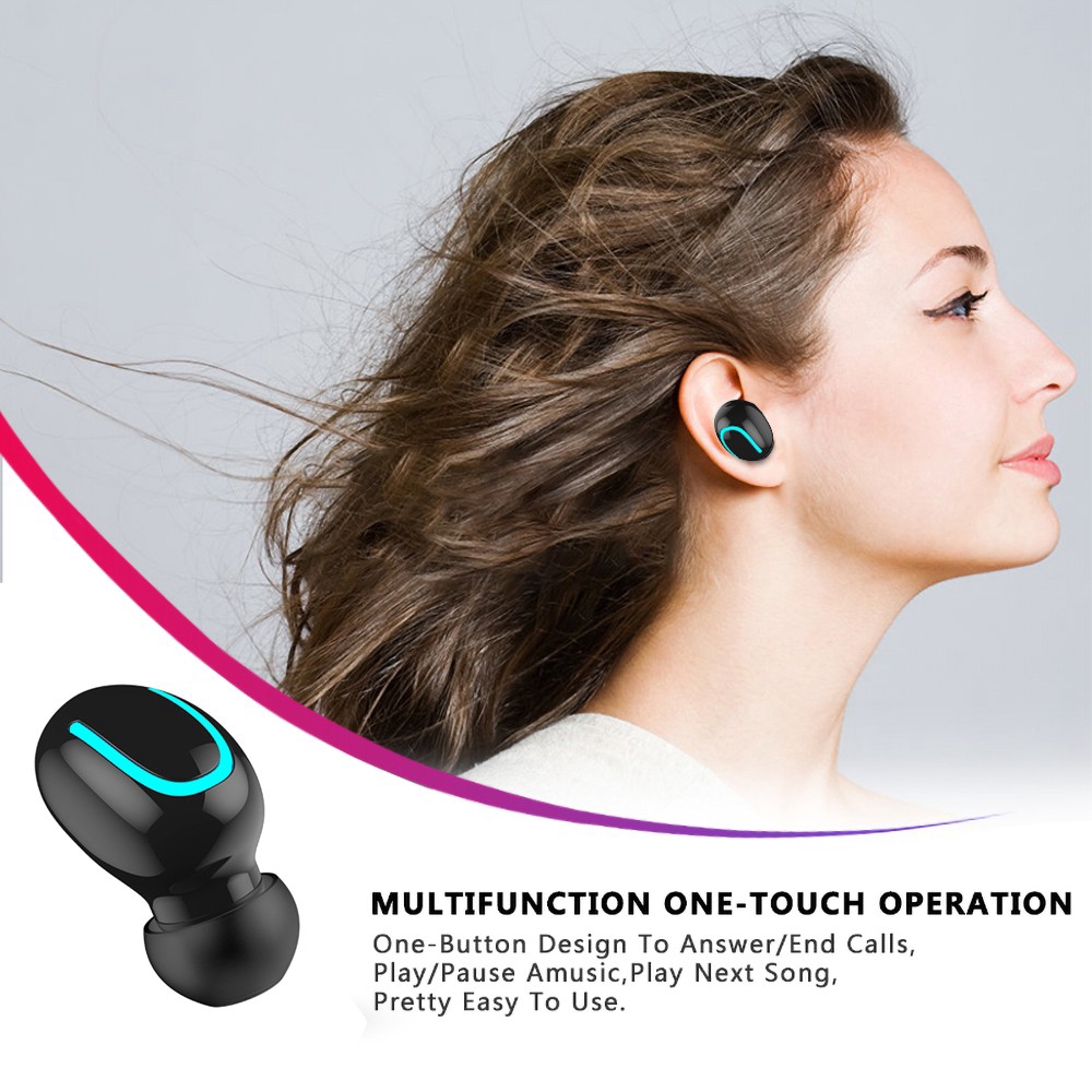 Tai Nghe Bluetooth 5.0 Không Dây Hbq Q32 Tws Có Mic Pk I10