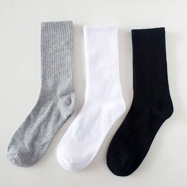 Combo 20 Đôi Tất - Vớ Nam Cổ Cao Hàn Quốc Cao Cấp ( xám )