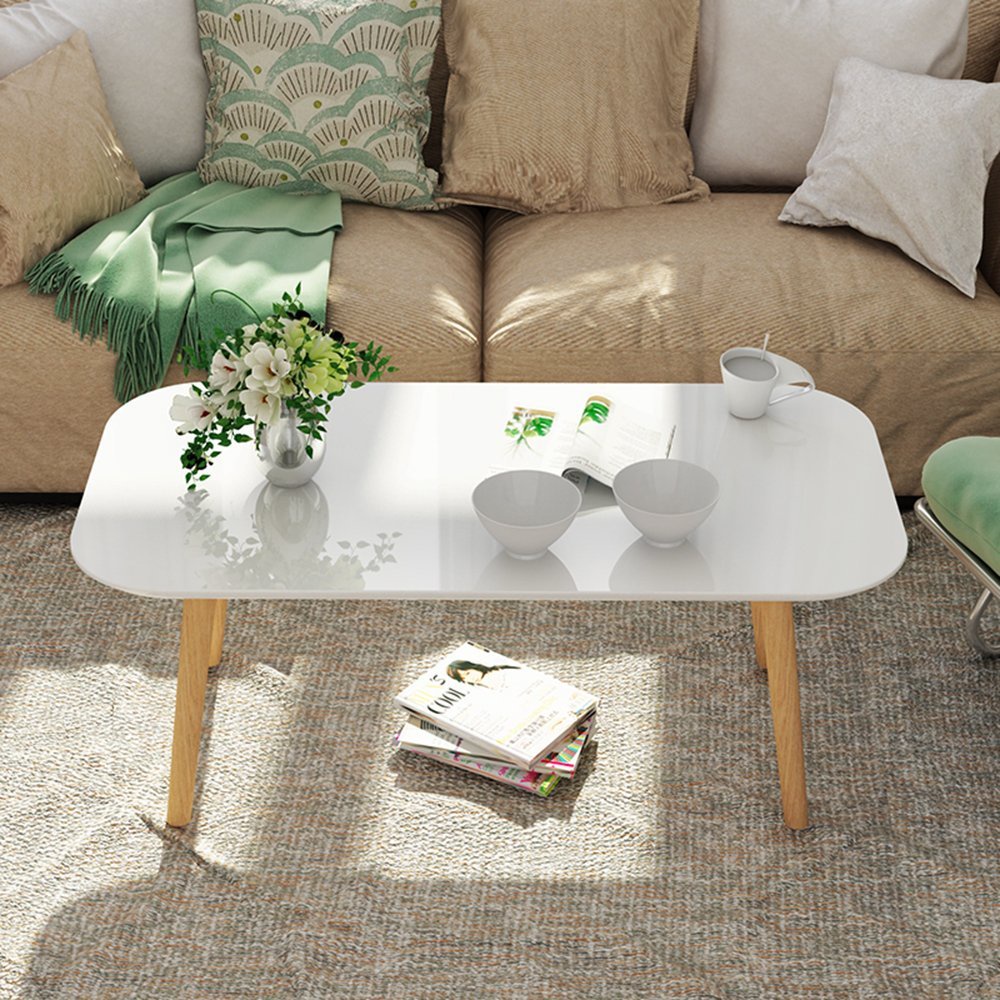 Bàn Trà SOFA, Bàn trà Hình Chữ Nhật Đa Năng CHÂN GỖ SỒI - GP101