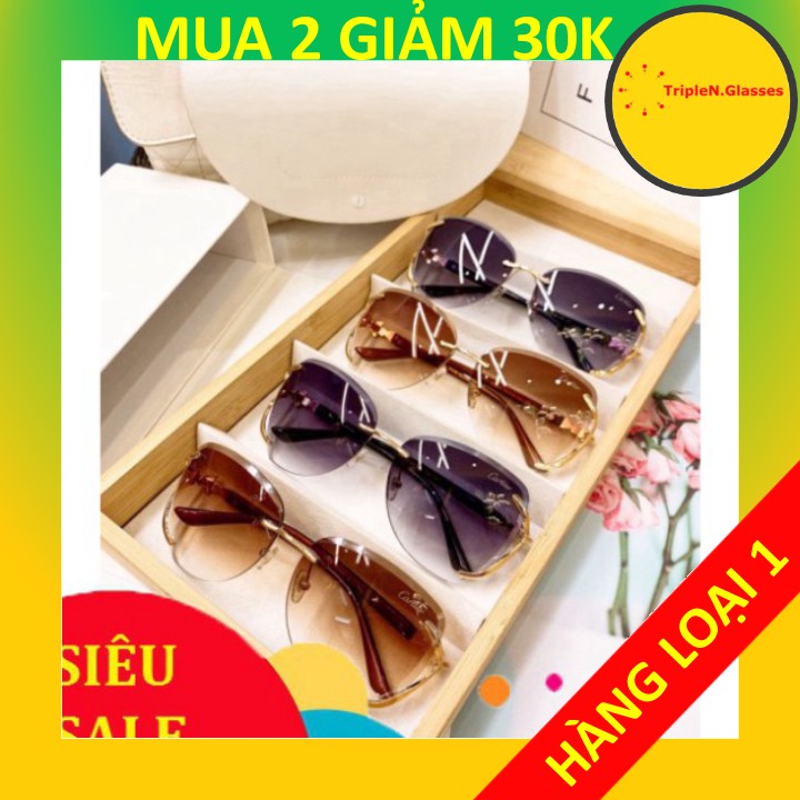 Kính mát thời trang nữ A2067 💎 Kính chống tia UV bảo vệ mắt