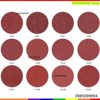 Giấy nhám tròn cho máy chà nhám tròn 100mm p40 p60 p80 p100 p120 p150 p180 p240 p320