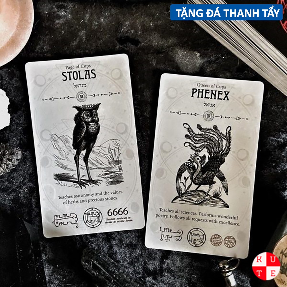 Bài Tarot The Occult Tarot 78 Lá Bài Tặng File Tiếng Anh Và Đá Thanh Tẩy C115