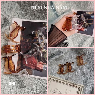 🎀 KẸP TÓC CÀNG CUA 3 RĂNG KHÔNG GÃY - [ Nhà Nấm handmade ]