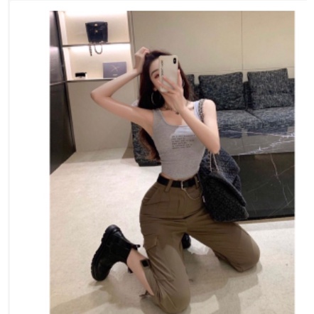 Mẫu mới - Áo 3 lỗ thun tăm in chữ phong cách Hàn Quốc siêu đẹp