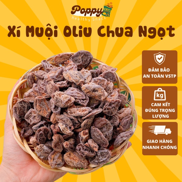 Xí muội oliu không hạt, xí muội thịt chua ngọt