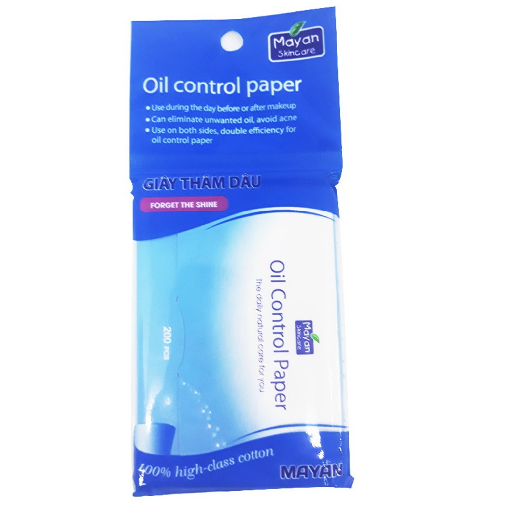 Giấy Thầm Dầu Mayan Skincare Oil Control Paper