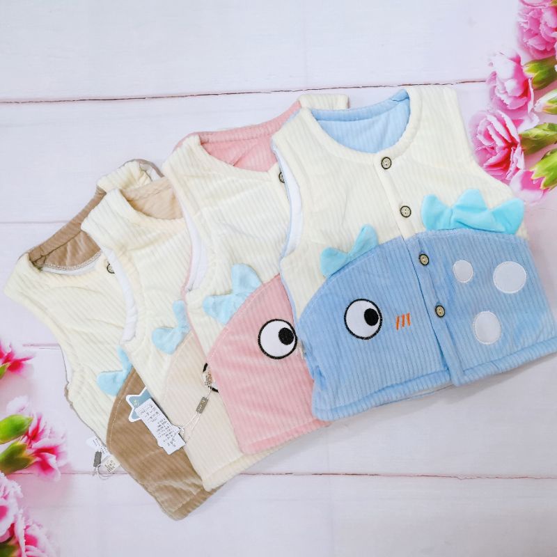 Áo gile bông cho bé hàng QC cao cấp siêu dễ thương 9-15kg