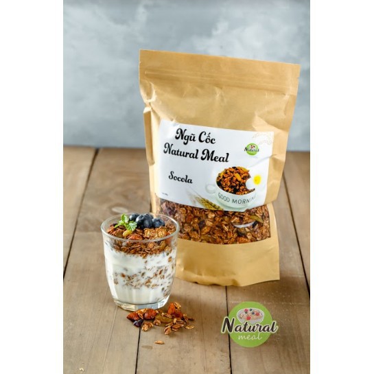 Ngũ cốc ăn kiêng nguyên vị, ngũ cốc giảm cân Granola gói 250g - B02 | BigBuy360 - bigbuy360.vn