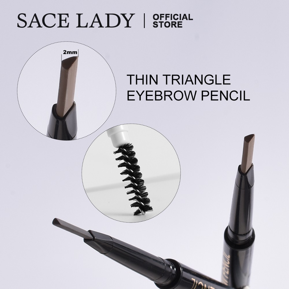 Chì Kẻ Mày SACE LADY Đầu Tam Giác 2 Đầu Lâu Trôi 4 Màu Lựa Chọn 0.12G/0.001OZ | BigBuy360 - bigbuy360.vn