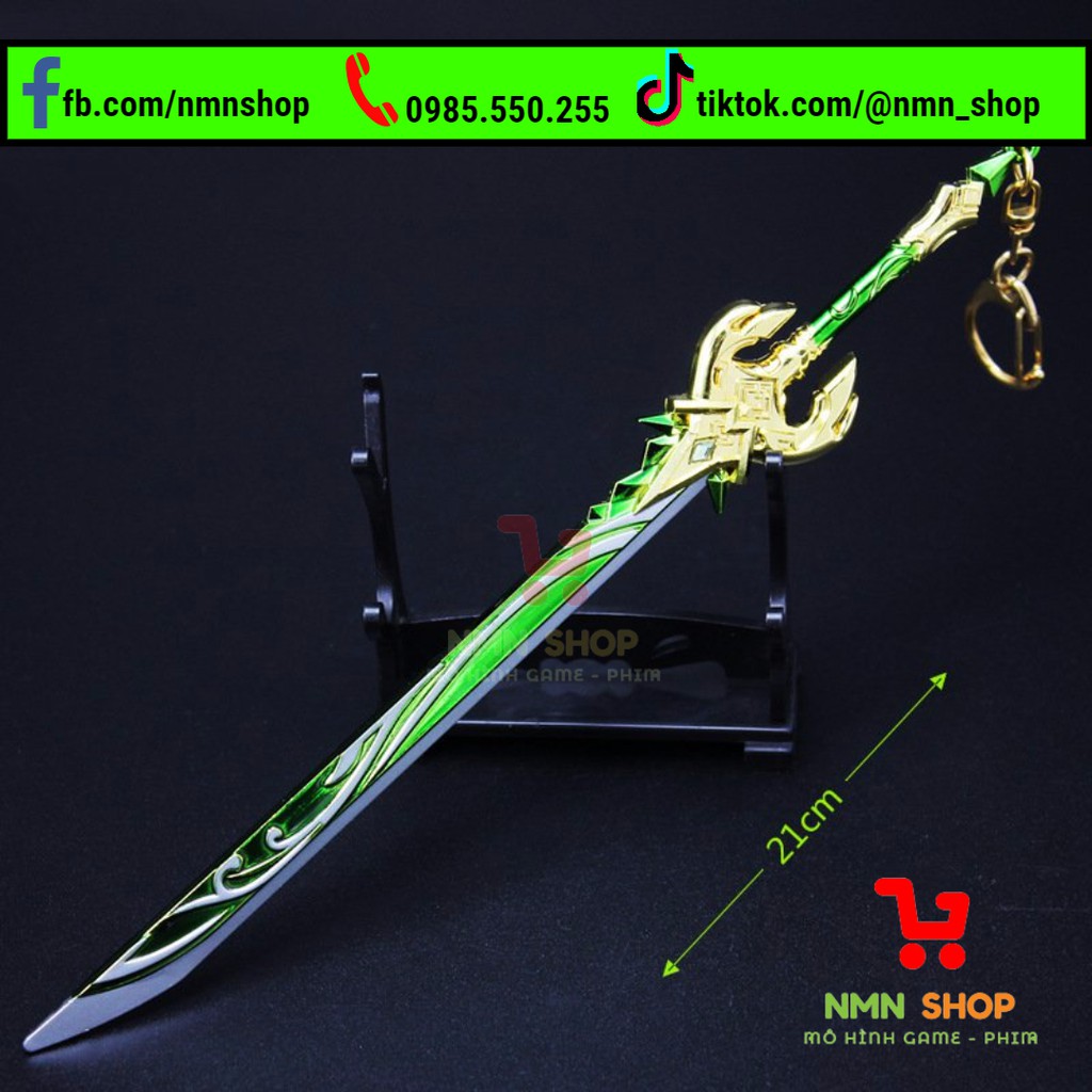 Mô hình game Genshin Impact - Primordial Jade Cutter (Bàn Nham Kết Lục) 21cm