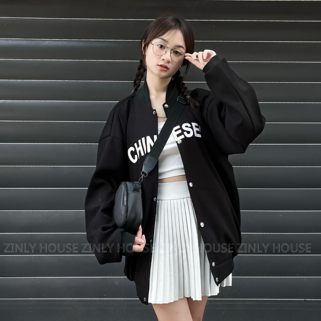 Áo Khoác Bomber Chất Da Lộn Hai Lớp Chữ In Nổi Hàng Cao Cấp Siêu Đẹp Như Hình
