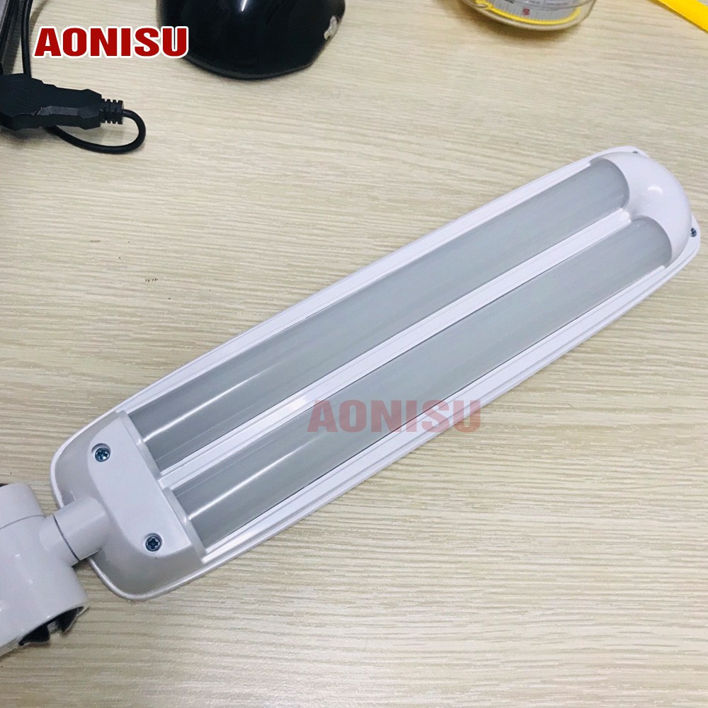 (DP-6028) Đèn Led Để Bàn Học Xoay 360 Độ - Với 2 Bóng Đèn Led Cực Sáng, Sạc Tích Điện. AONISU