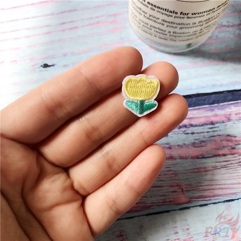 ☸ Spring Tulip：Forever Love - Mini Flower Patch ☸ 1Pc/4Pcs DIY Sew on Iron on Badges Patches