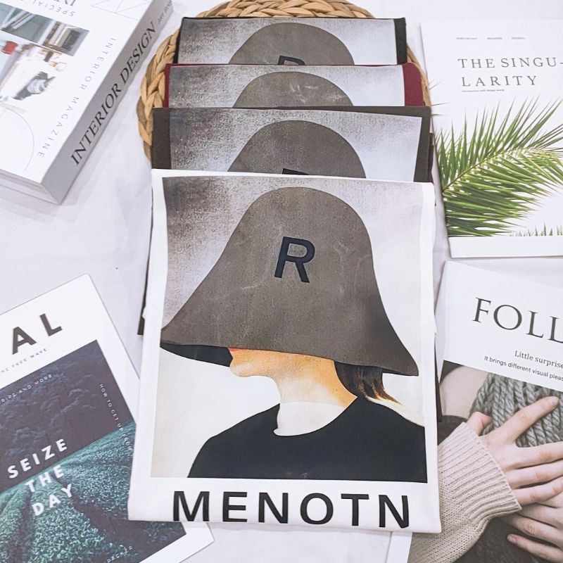 Áo phông nam,nữ unisex in hình R mã 3158