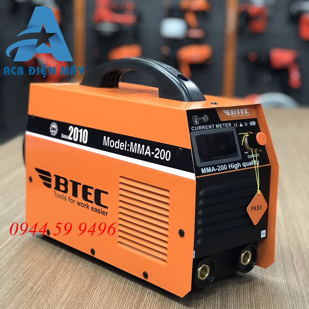 Máy hàn inverter BTEC MMA 200 (xác lớn)