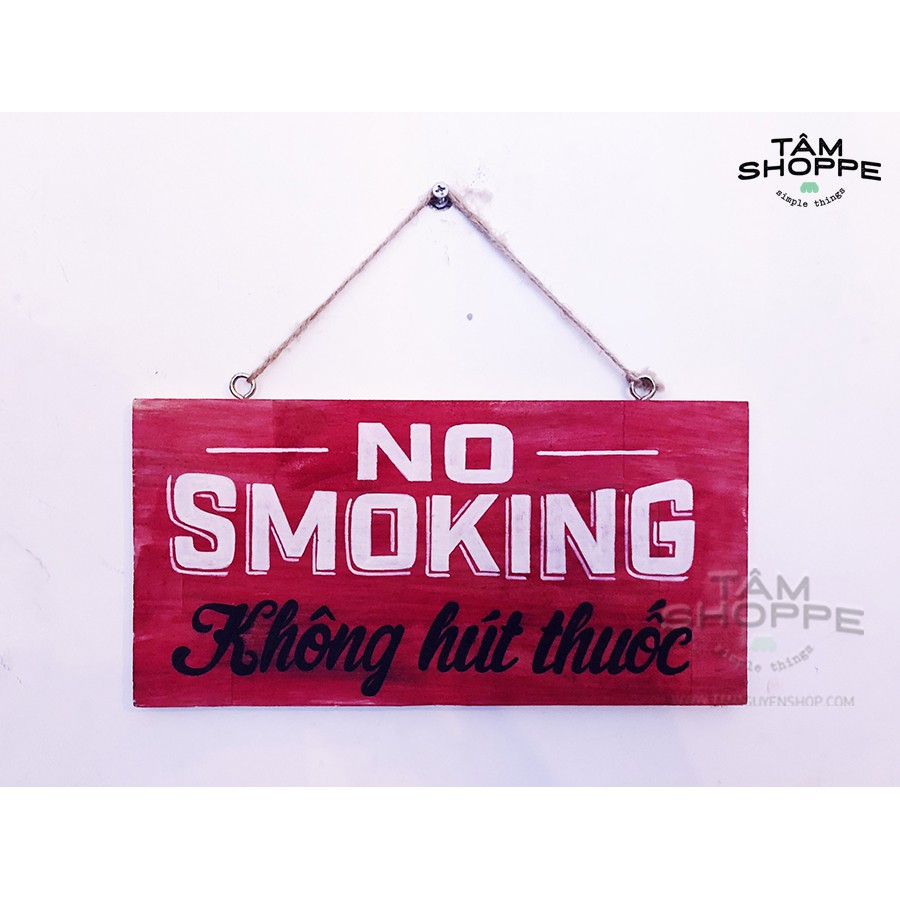 [VẼ TAY] Bảng treo No Smoking số 8