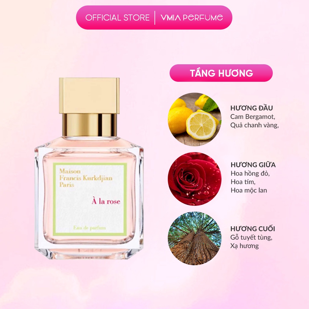 Nước hoa Nữ MFK A La Rose EDP mẫu thử 2ml 5ml 10ml