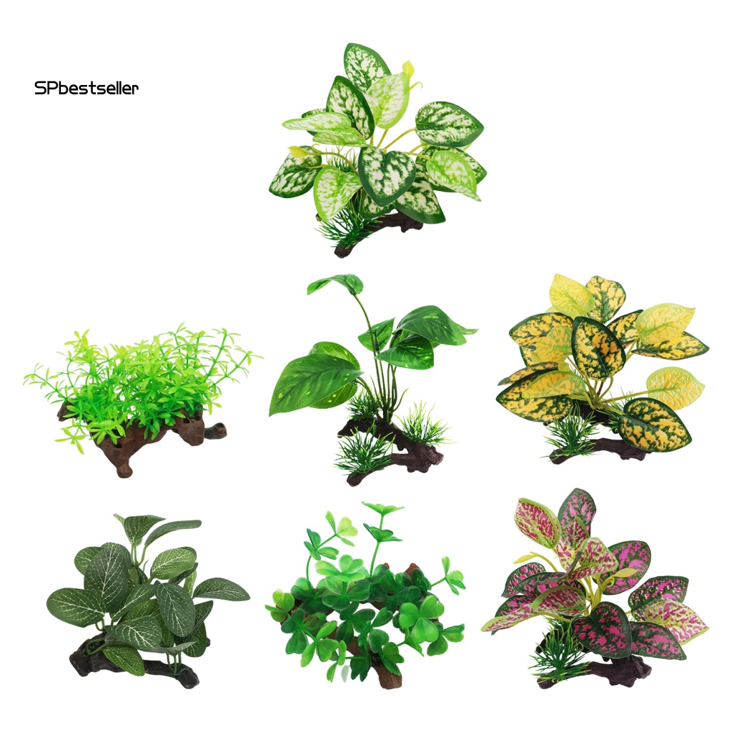 Cây Giả Trang Trí Bể Cá Cảnh Độc Đáo Đẹp Mắt