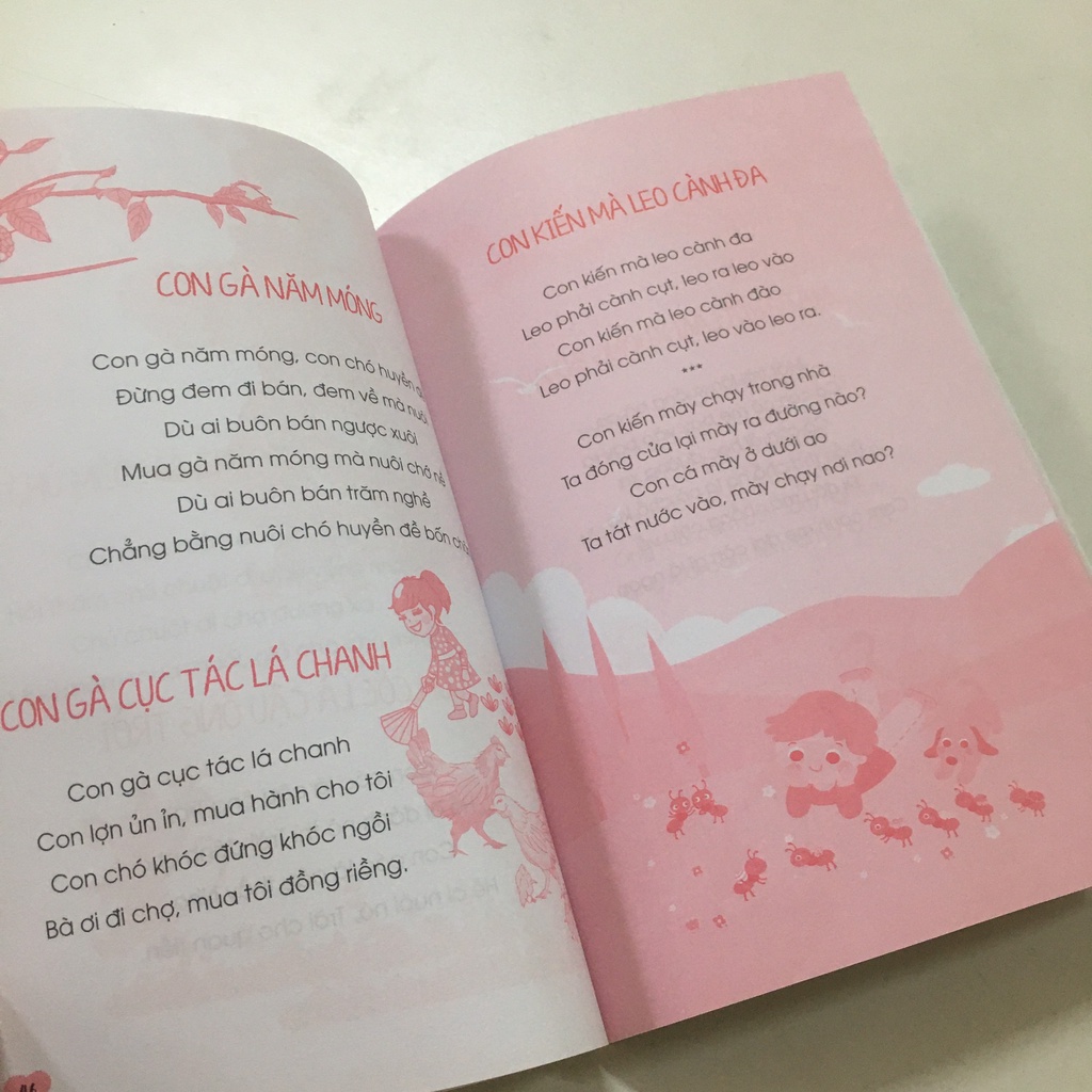 Sách - Cùng Con Học Nói - Ca dao + thơ cho bé từ 0-6 tuổi