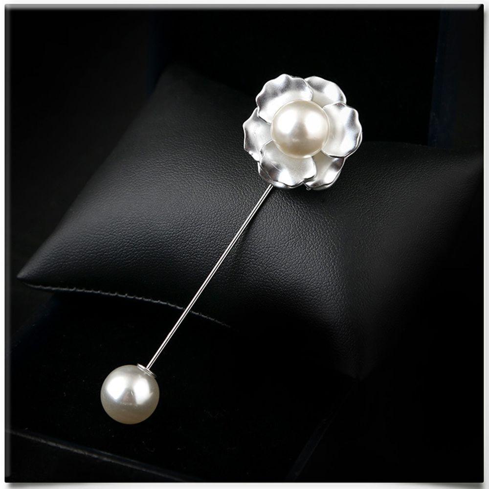 Ghim Cài Áo Hình Vỏ Sò Đính Hoa Hồng Lãng Mạn Cho Nữ