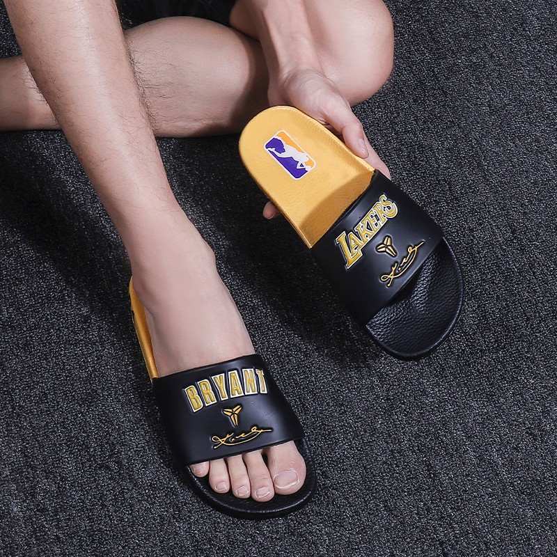 NBA Superstar slipper Dép lê nam quai ngang phong cách sport thời trang Size40-47 Men's indoor sandals