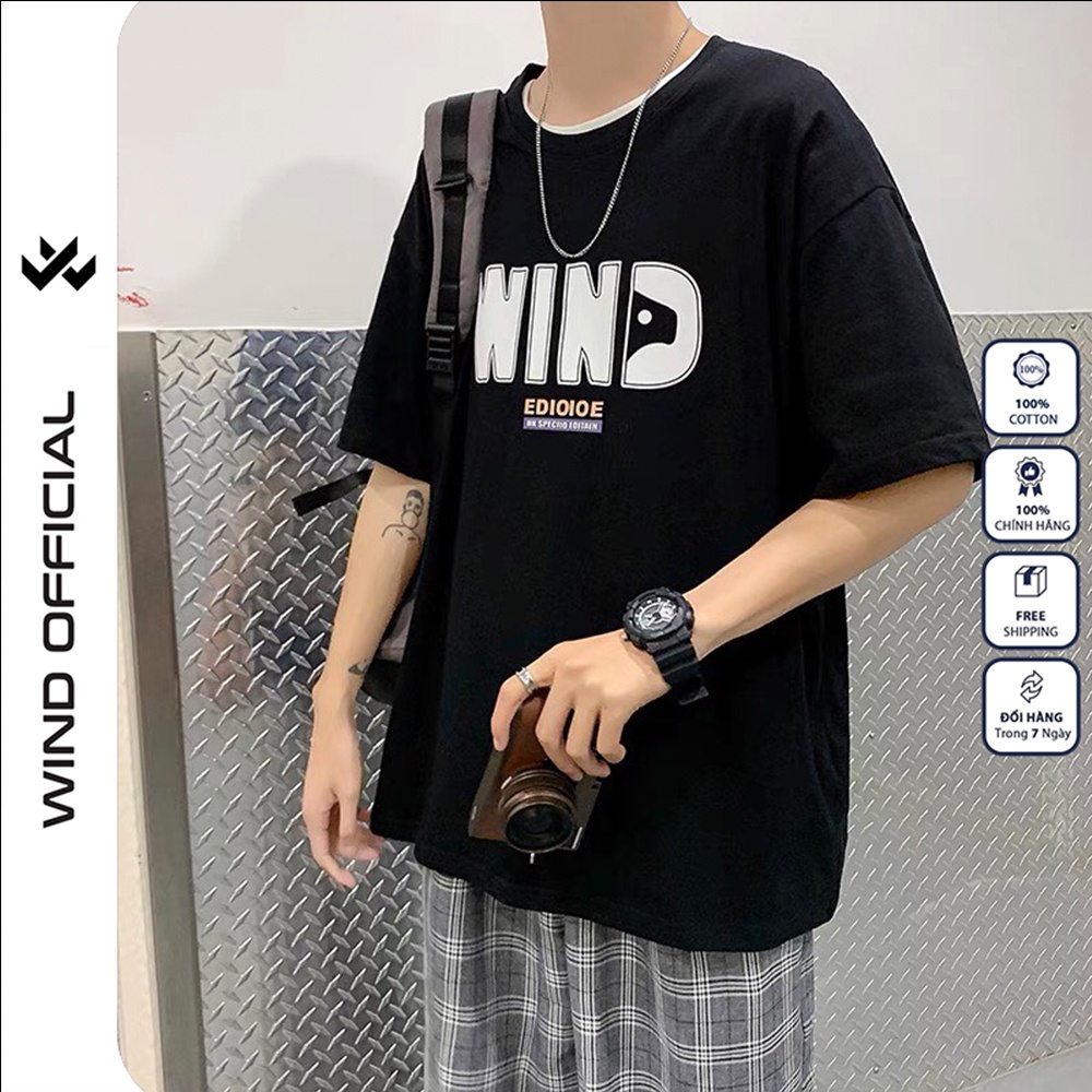 Áo thun tay lỡ unisex form rộng WIIS phông oversize bản Premium Bò nam nữ ulzzang