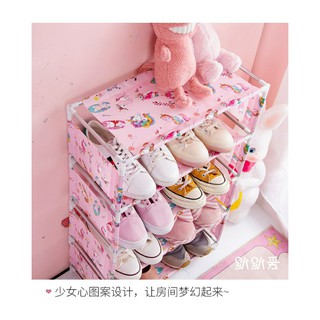 🌷Kệ giày lắp ráp 5 tầng vải bạt🌷