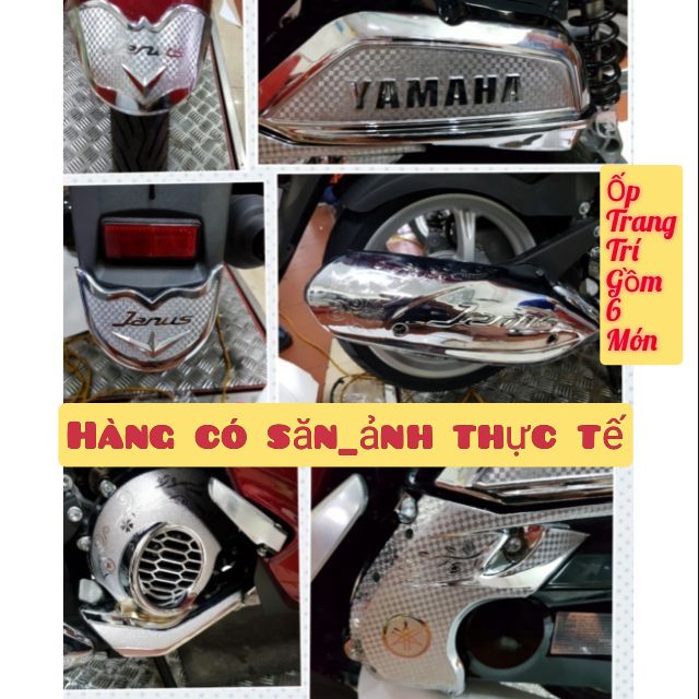 Ốp trang trí Janus yamaha chính hãng(6 món)