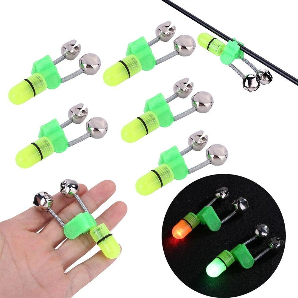 Bộ 5 Chuông Báo Cá Cắn Câu Có Đèn LED
