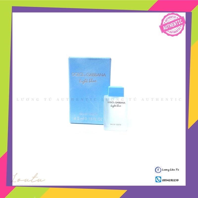 Nước hoa Dolce&Gabbana Light Blue 4.5Ml