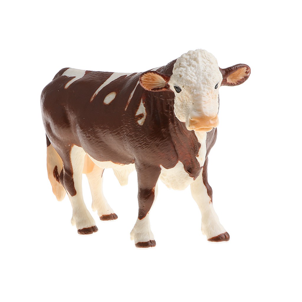 Mô hình bò vàng chất liệu PVC thân thiện với môi trường chân thật sinh động