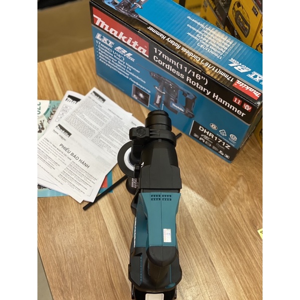 Khoan bê tông 2 chức năng dùng pin 18V Makita Dhr171z