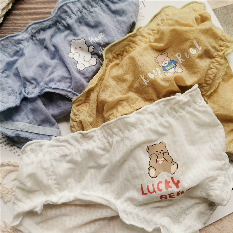 Quần Lót Nữ Ren Gấu Cute Dễ Thương Mềm Mịn Quyến Rủ Min Underwear 159235