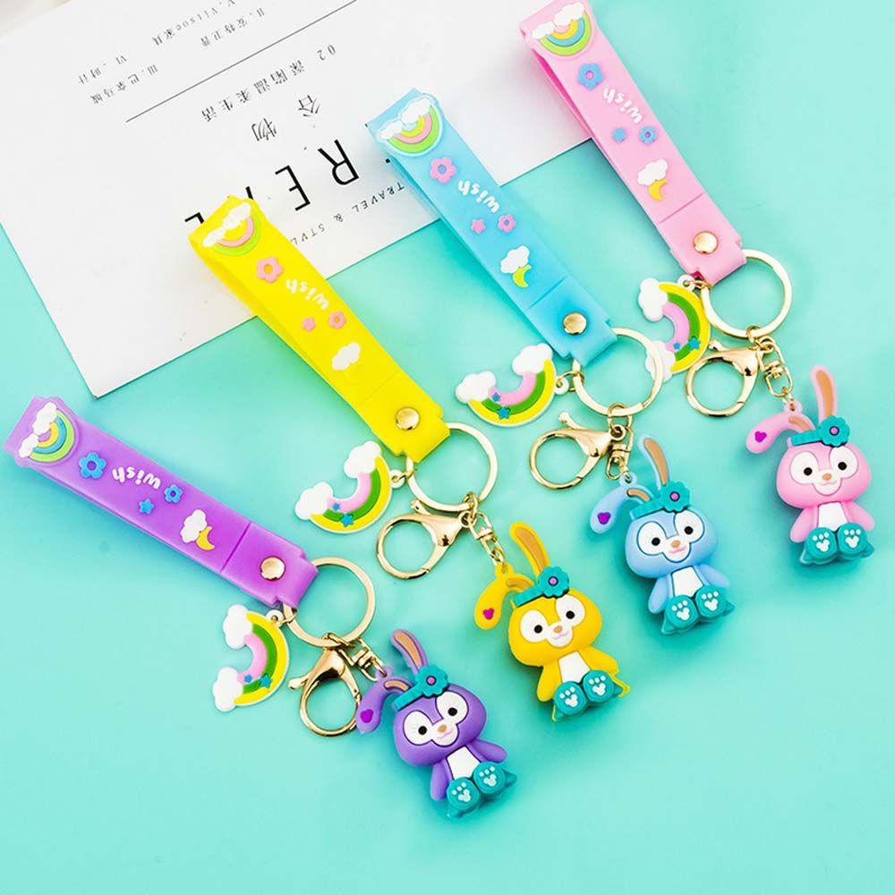 REBUY1 Móc Khóa Hình Động Vật Hoạt Hình Đáng Yêu