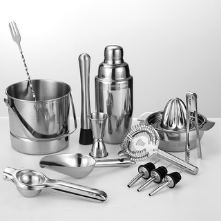 BỘ DỤNG CỤ PHA CHẾ COCKTAIL INOX 304 | BARTENDER TOOLS | DỤNG CỤ PHA CHẾ TẠI NHÀ