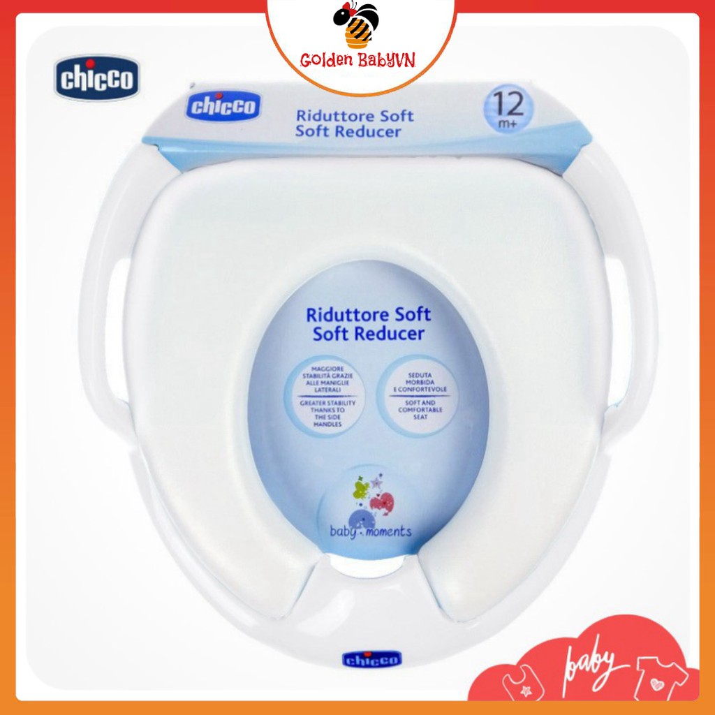 Bệ Thu Nhỏ Bồn Cầu CHICCO - Bệ Ngồi Toilet Cho Bé Tự Đi Vệ Sinh