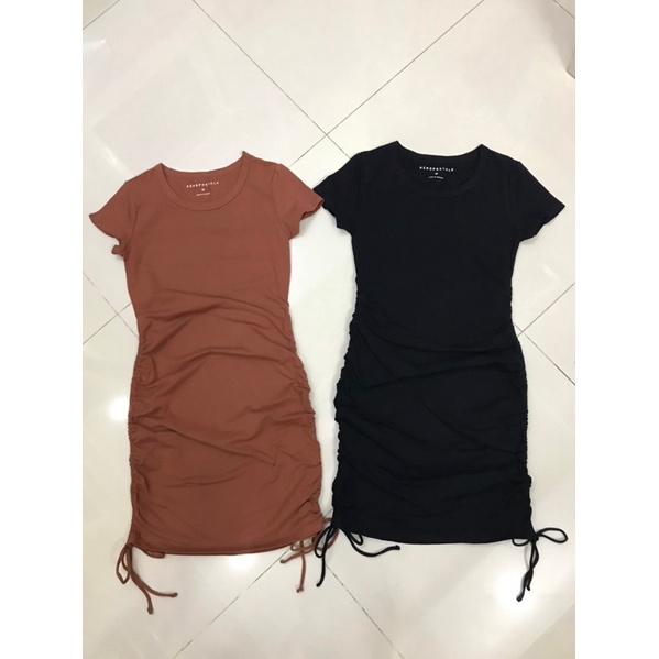 [ Vana shop] ĐẦM THUN RÚT DÂY 2 BÊN - dư xịn