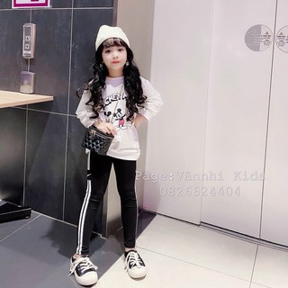 sét bộ micky thụng quần legging cho bé