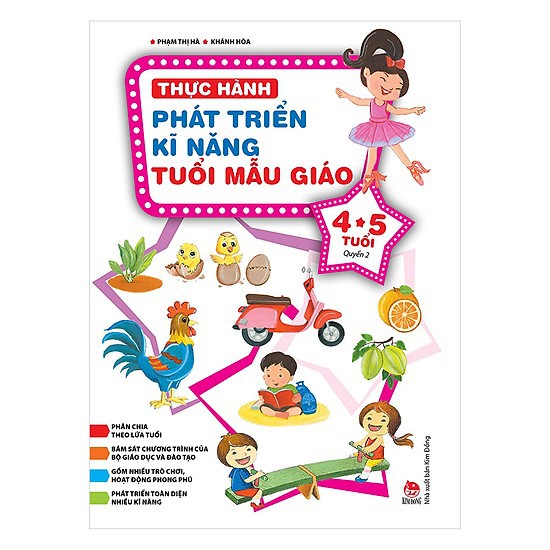 Sách Thực Hành Phát Triển Kĩ Năng Tuổi Mẫu Giáo 4-5 Tuổi (Quyển 2)