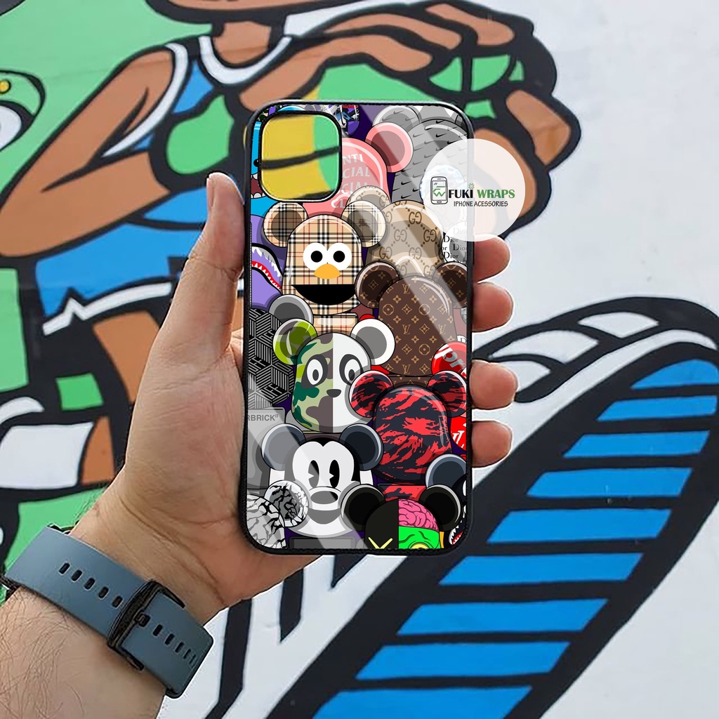 Ốp Lưng Kính Cường Lực / Case Chống Vỡ Dành Cho 13ProMax 12ProMax 11ProMax X XSMAX Fukishop