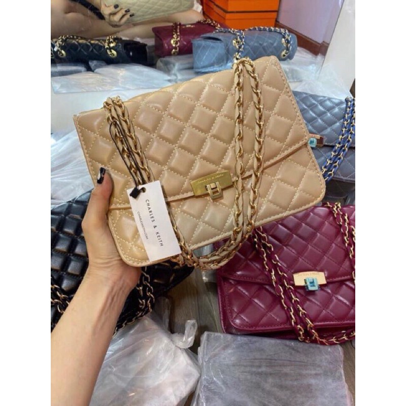 túi xách nữ❣️freeship❣️ túi CNK khoá dập