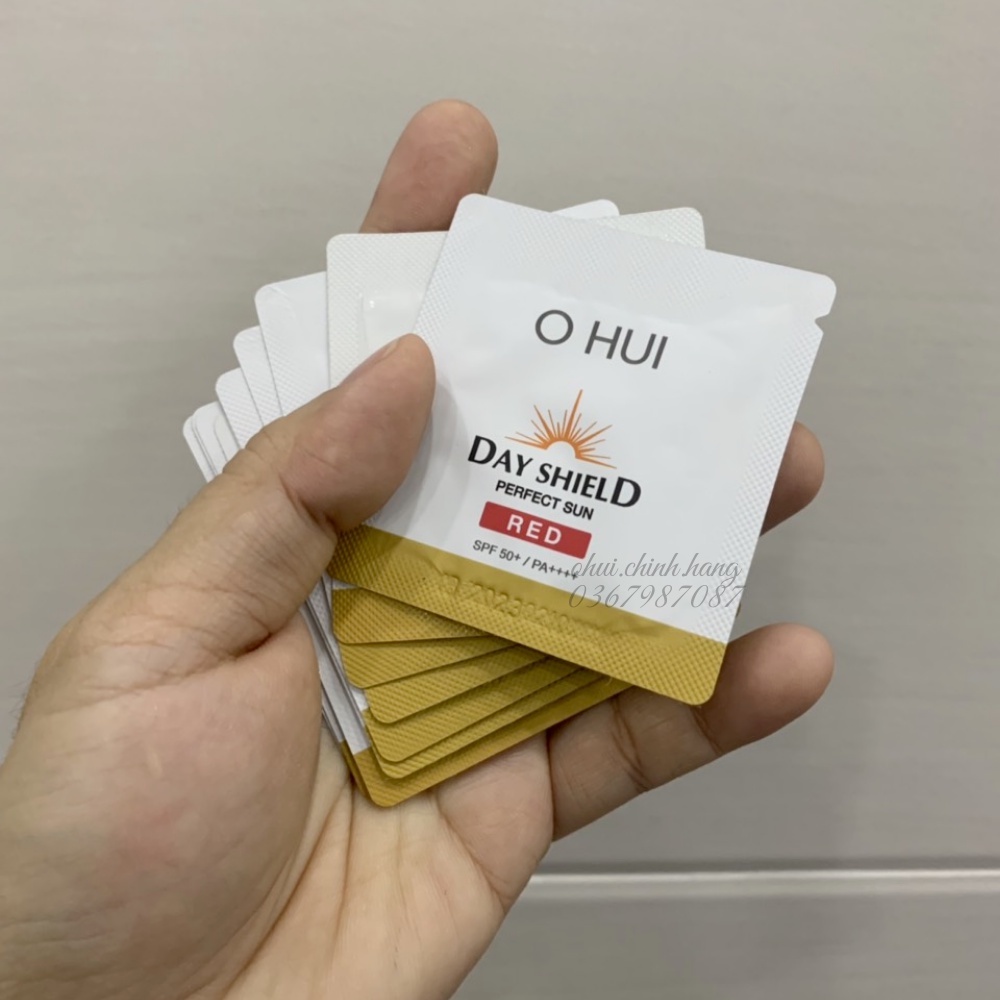 Combo 60 gói kem chống nắng Ohui Red SPF50+ /PA++++
