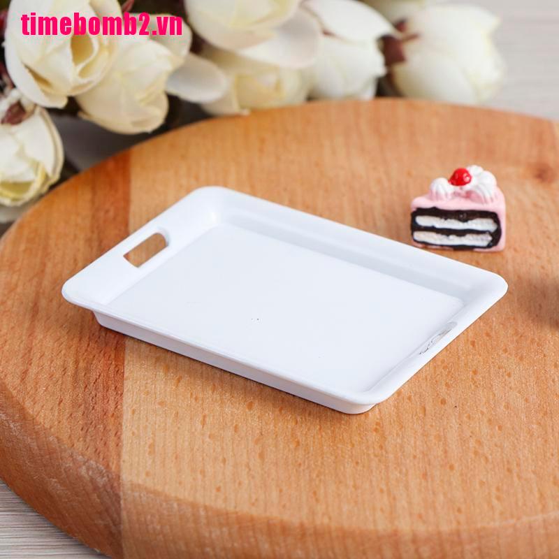 Khay Kim Loại Mini 42mm X 60mm Tỉ Lệ 1: 12 Dành Cho Búp Bê